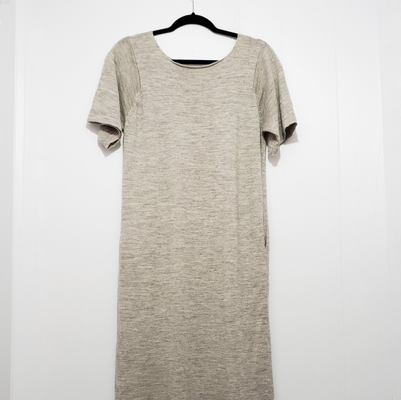 Lauren Manoogian Dresses & Skirts - Lauren Manoogian Baby Alpaca Tall Tee Dress Size S
